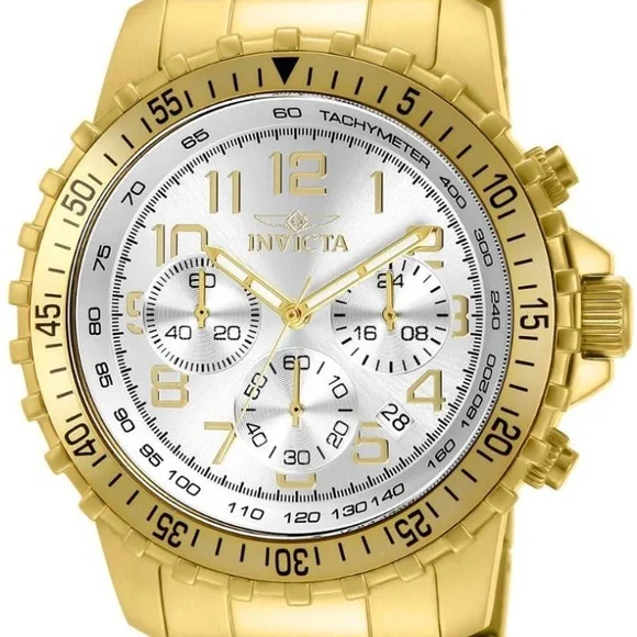 New in Box Invicta Gold Tone Men's Watch - Picture 2 of 5